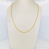 Cadena Singapur 0.95g / 45cm / 1.68mm Oro Amarillo 18K