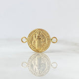 Herraje San Benito 0.9gr / 1.9cm / Oro Amarillo 18K