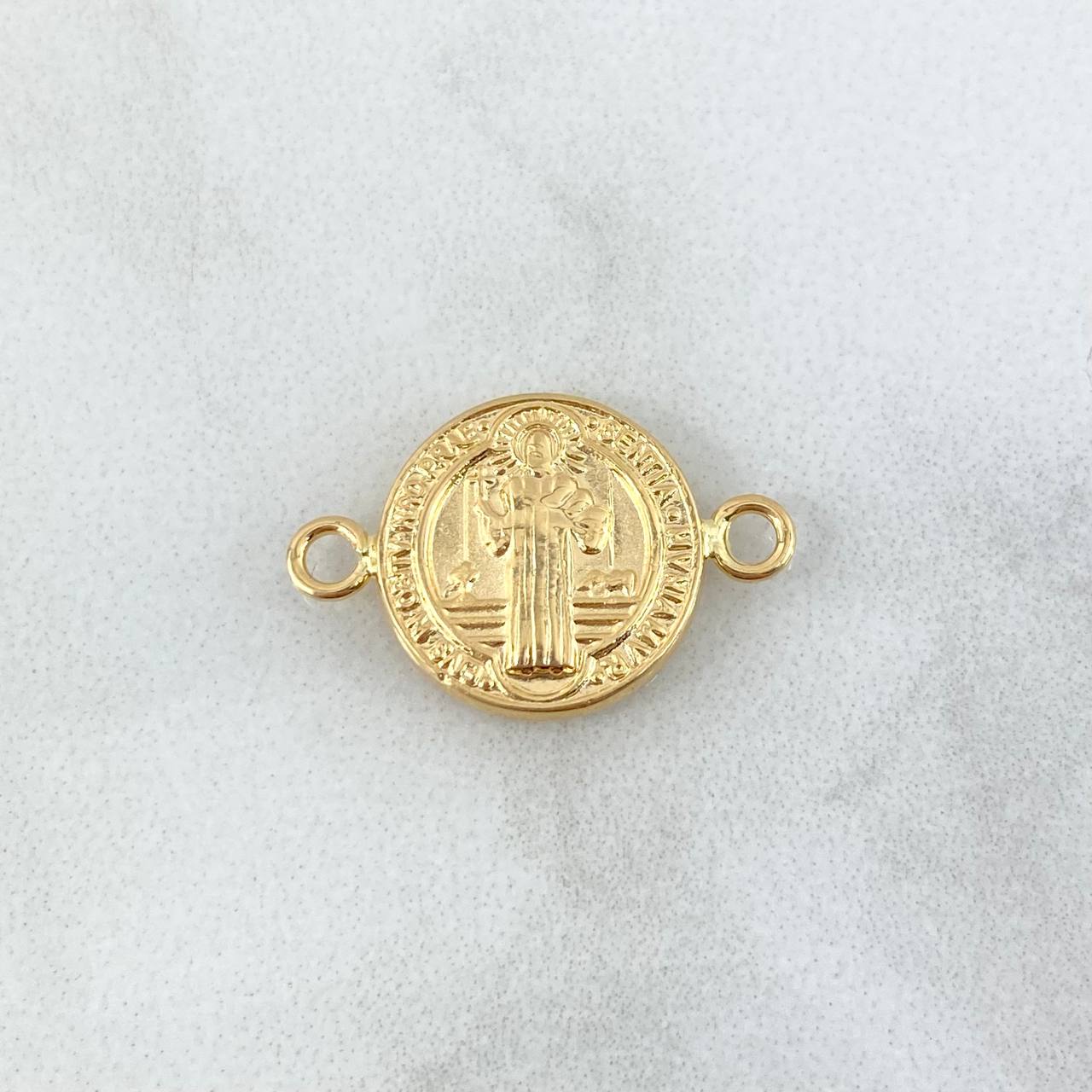 Herraje San Benito 0.9gr / 1.9cm / Oro Amarillo 18K