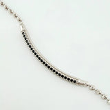 Pulso Militar Arco 6gr / 20cm / 2.2mm Oro Blanco +4 18K *