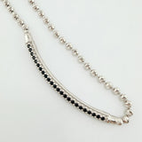 Pulso Militar Arco 6gr / 20cm / 2.2mm Oro Blanco +4 18K *