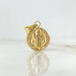 Dije San Benito 0.55gr / 1.6cm / Troquelado Oro Amarillo ©