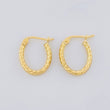 Candongas Mary Ovalada 1.2g / 1.7cm Oro Amarillo 18K