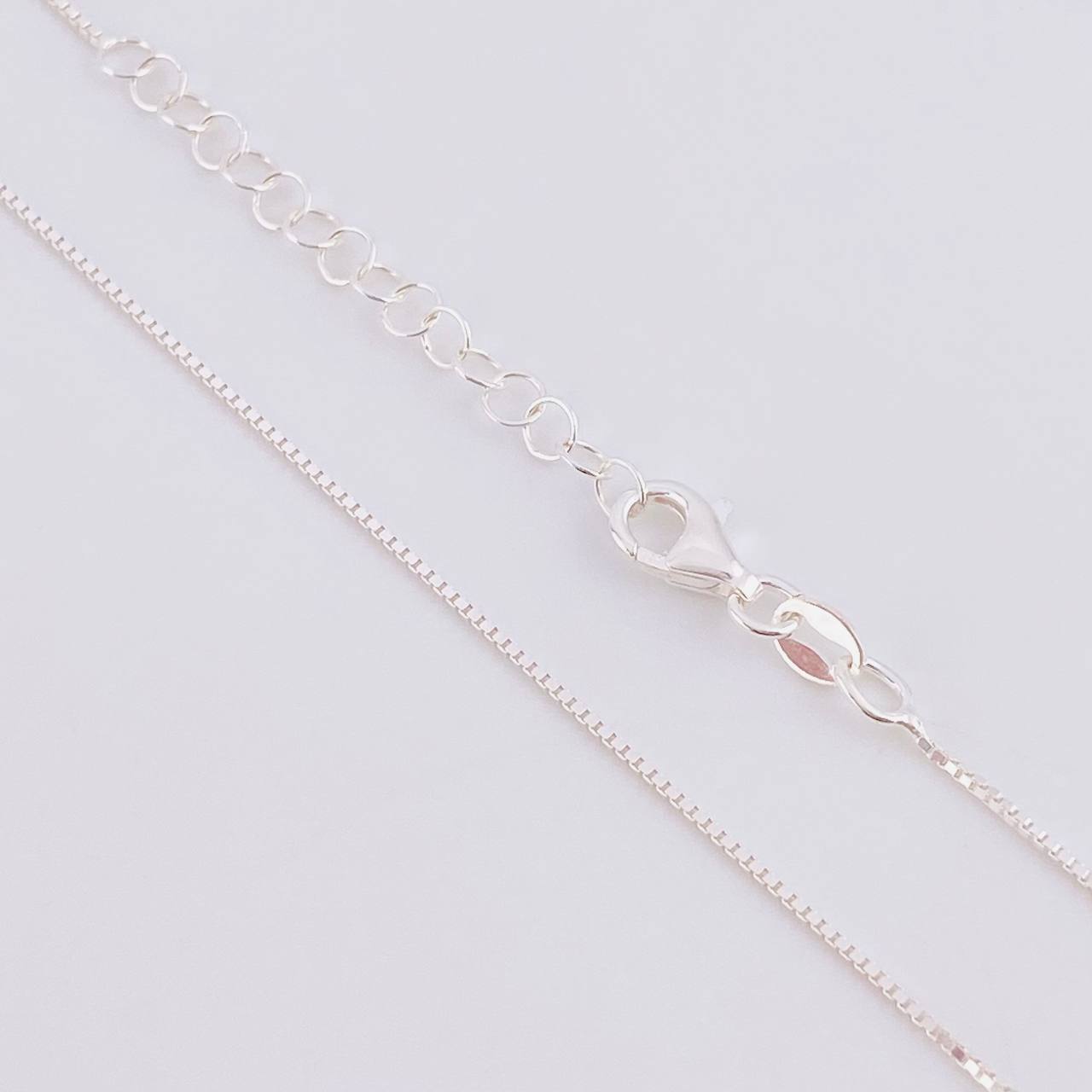 Cadena Veneciana Dije Cerezas 3.25g / 45cm / 0.9mm Plata 925