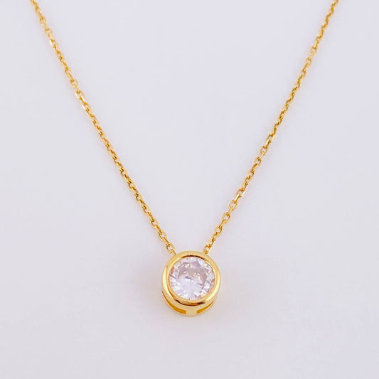 Cadena Aro Seguido Halo Circular 3.2g / 45cm / 1.1mm Plata Vermeil 925