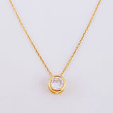 Cadena Aro Seguido Halo Circular 3.2g / 45cm / 1.2mm Plata Vermeil 925