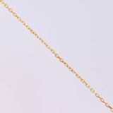 Cadena Aro Seguido Halo Circular 3.25g / 45cm / 1.2mm Plata Vermeil 925