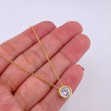 Cadena Aro Seguido Halo Circular 3.2g / 45cm / 1.2mm Plata Vermeil 925