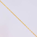 Cadena Aro Seguido Copo 2.3g / 45cm / 1.1mm Plata Vermeil 925