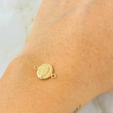 Herraje Virgen Guadalupe 0.4gr / 1.4cm / Oro Amarillo 18K