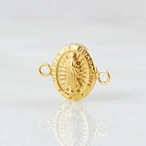 Herraje Virgen Guadalupe 0.35gr / 1.3cm Oro Amarillo