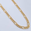 Cadena Figaro 9.25gr / 60.5cm / 4.13mm Oro Amarillo +1 18K $