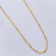 Cadena Cubana 3gr / 50.3cm / 1.7mm Oro Amarillo +1 18K $