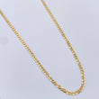 Cadena Cubana 3.05gr / 50cm / 1.7mm Oro Amarillo +1 18K $