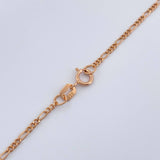 Cadena Figaro 1.4gr / 44.5cm / 1.3mm Oro Rosa +1 18K $