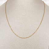 Cadena Veneciana 1.9gr / 50.5cm / 0.67mm Oro Amarillo +3 18K &