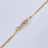 Cadena China 2.25gr / 42cm / 1.3mm Oro Amarillo +1 18K $