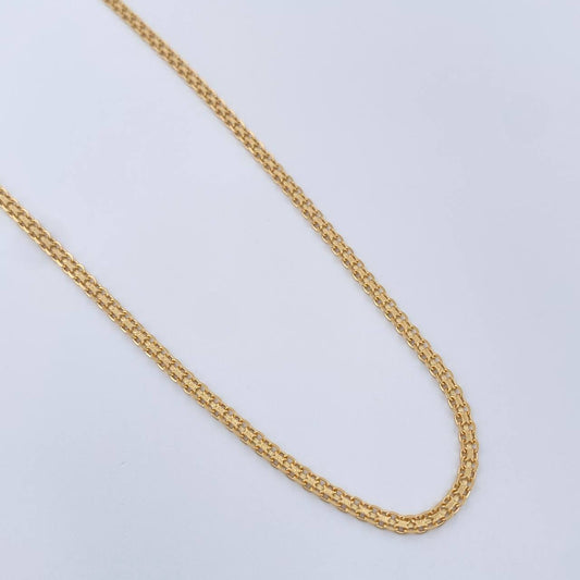 Cadena China 3.9gr / 42cm / 2.05mm Oro Amarillo +1 18K $
