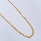 Cadena China 3.9gr / 42cm / 2.05mm Oro Amarillo +1 18K $