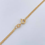 Cadena China 3.9gr / 42cm / 2.05mm Oro Amarillo +1 18K $