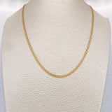 Cadena China 3.9gr / 42cm / 2.05mm Oro Amarillo +1 18K $