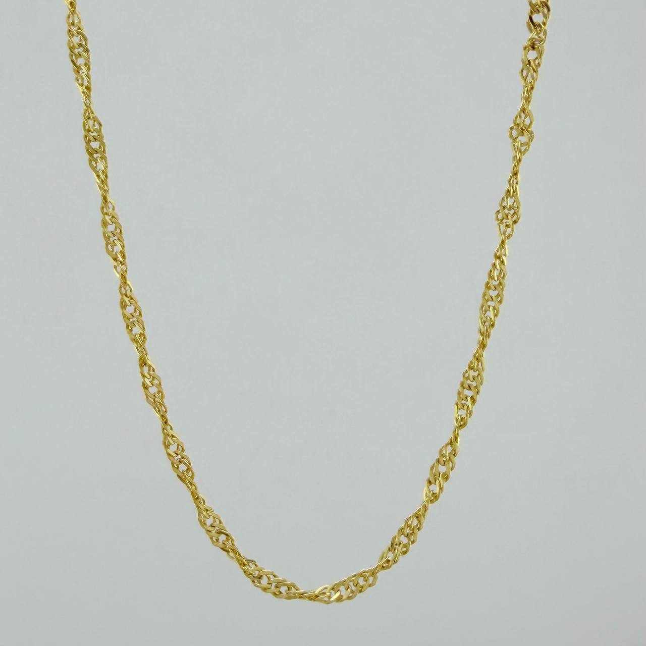 Cadena Singapur 1.55 g / 55 cm / 0.7 mm Oro Amarillo 18K