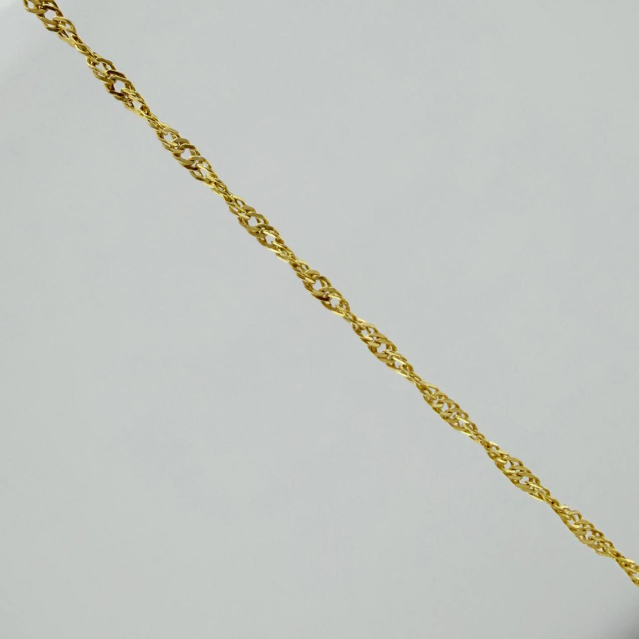 Cadena Singapur 1.55 g / 55 cm / 0.7 mm Oro Amarillo 18K