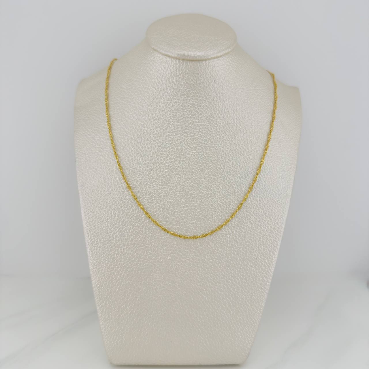 Cadena Singapur 1.9 g / 59.5 cm / 1.8 mm Oro Amarillo 18K