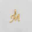 Dije Letra M 1.3 g / 2 cm Oro Amarillo 18K