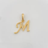 Dije Letra M 1.3 g / 2 cm Oro Amarillo 18K