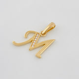 Dije Letra M 1.3 g / 2 cm Oro Amarillo 18K