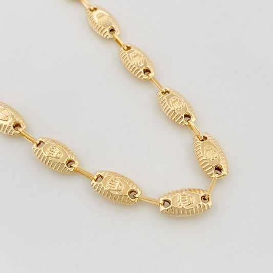 Cadena Rustica Corona 10.4 g / 62 cm / 5.4 mm Oro Amarillo 18K
