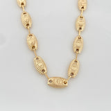 Cadena Rustica Corona 10.3 g / 61 cm / 5.4 mm Oro Amarillo 18K