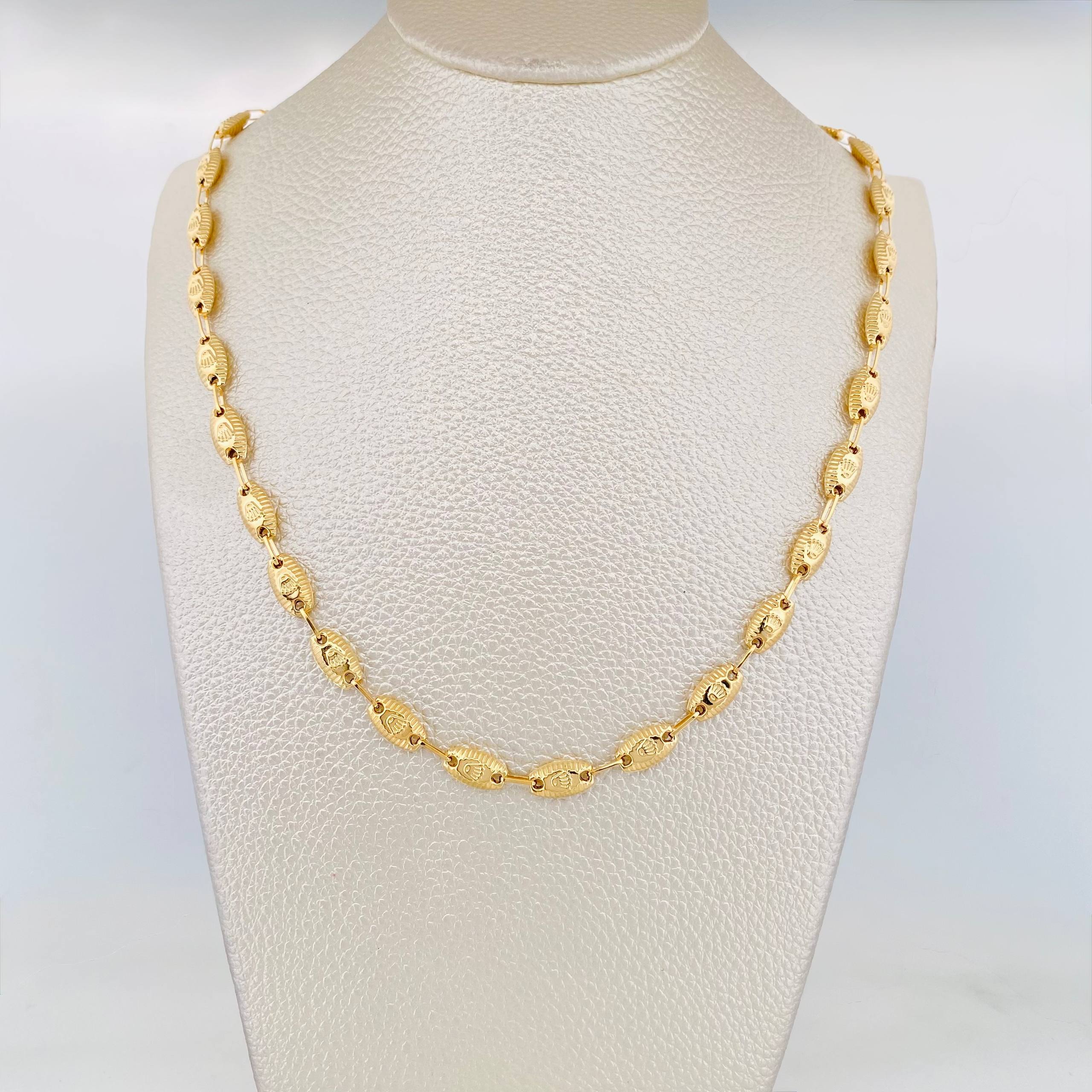 Cadena Rustica Corona 10.4 g / 62 cm / 5.4 mm Oro Amarillo 18K
