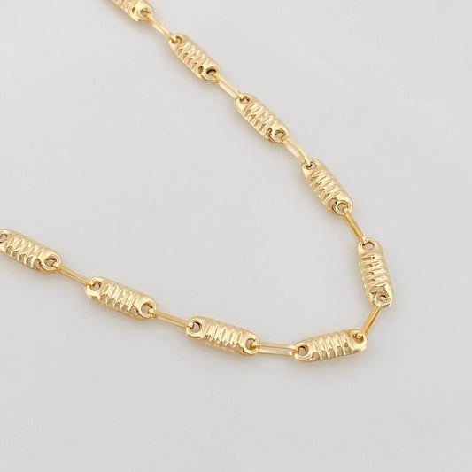 Cadena Rustica Tornillo 6.95 g / 61.5 cm / 2.9 mm Oro Amarillo 18K