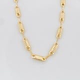 Cadena Rustica Tornillo 6.85 g / 61.5 cm / 3.2 mm Oro Amarillo 18K