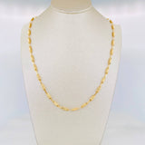 Cadena Rustica Tornillo 6.55 g / 61 cm / 3.3 mm Oro Amarillo 18K