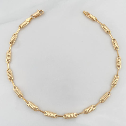 Pulso Rustico Tornillo 2.7 g / 21 cm / 3.7 mm Oro Amarillo 18K