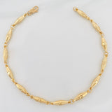 Pulso Rustico Dubai 3.6g / 21.3cm / 3.75mm Oro Amarillo 18K