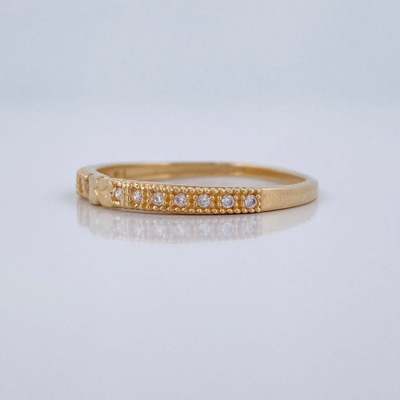 Anillo Argolla Churumbela 1.45gr / T6 / Oro Amarillo 18K $