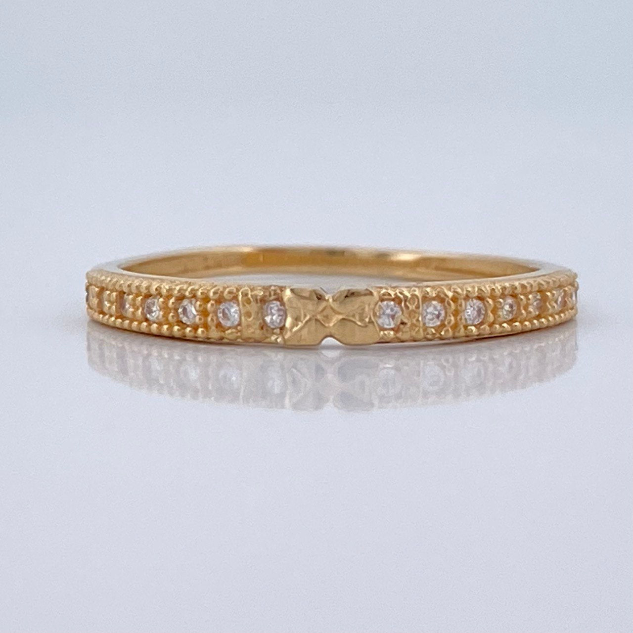 Anillo Argolla Churumbela 1.45gr / T6 / Oro Amarillo 18K $