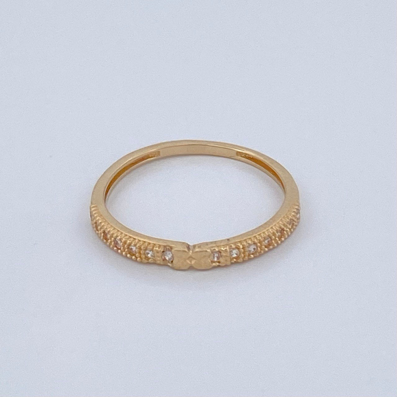 Anillo Argolla Churumbela 1.45gr / T6 / Oro Amarillo 18K $