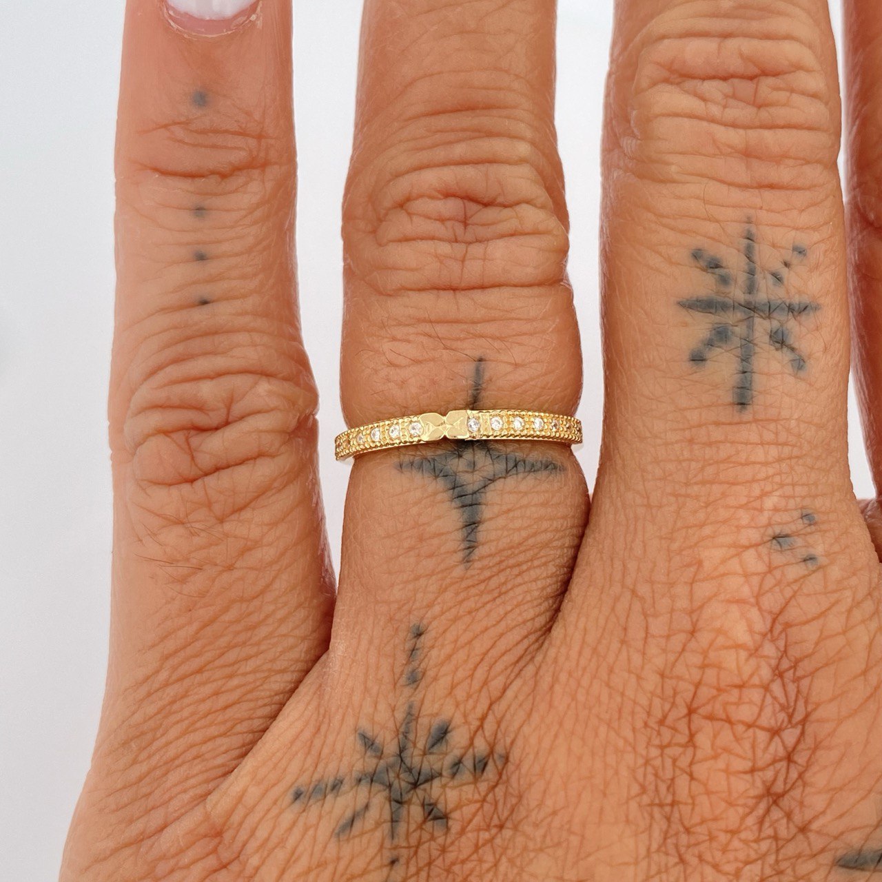 Anillo Argolla Churumbela 1.45gr / T6 / Oro Amarillo 18K $