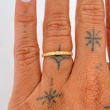 Anillo Argolla Churumbela 1.45gr / T6 / Oro Amarillo 18K $