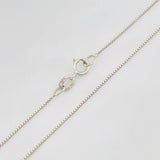 Cadena Veneciana 1.25g / 45cm / 0.55mm Oro Blanco 18K