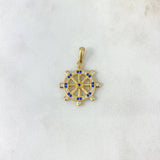 Dije Timon 2.25gr / 2.5cm / Circones Blancos Azules Oro Amarillo