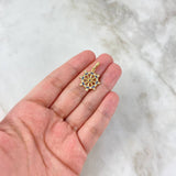 Dije Timon 2.25gr / 2.5cm / Circones Blancos Azules Oro Amarillo