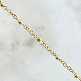 Pulso Denario Virgen Milagrosa Cruz 3.75gr / 19cm / Oro 18K