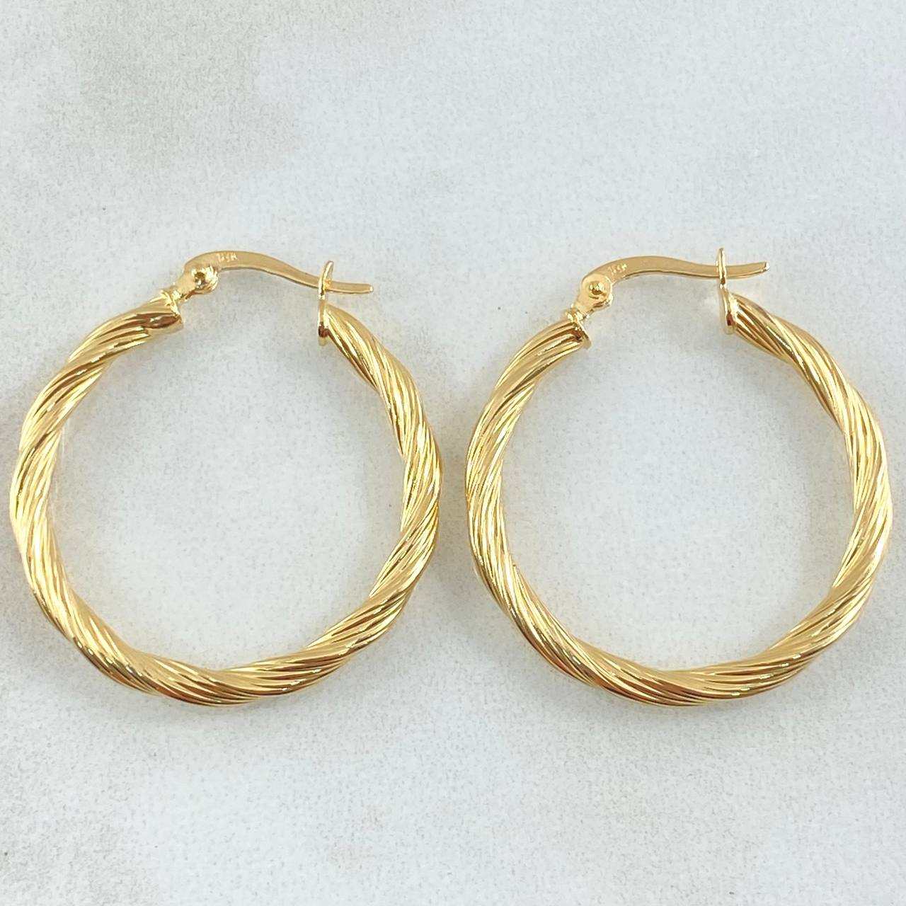 Candongas Sofi 2.55gr / 3cm / Oro 18K