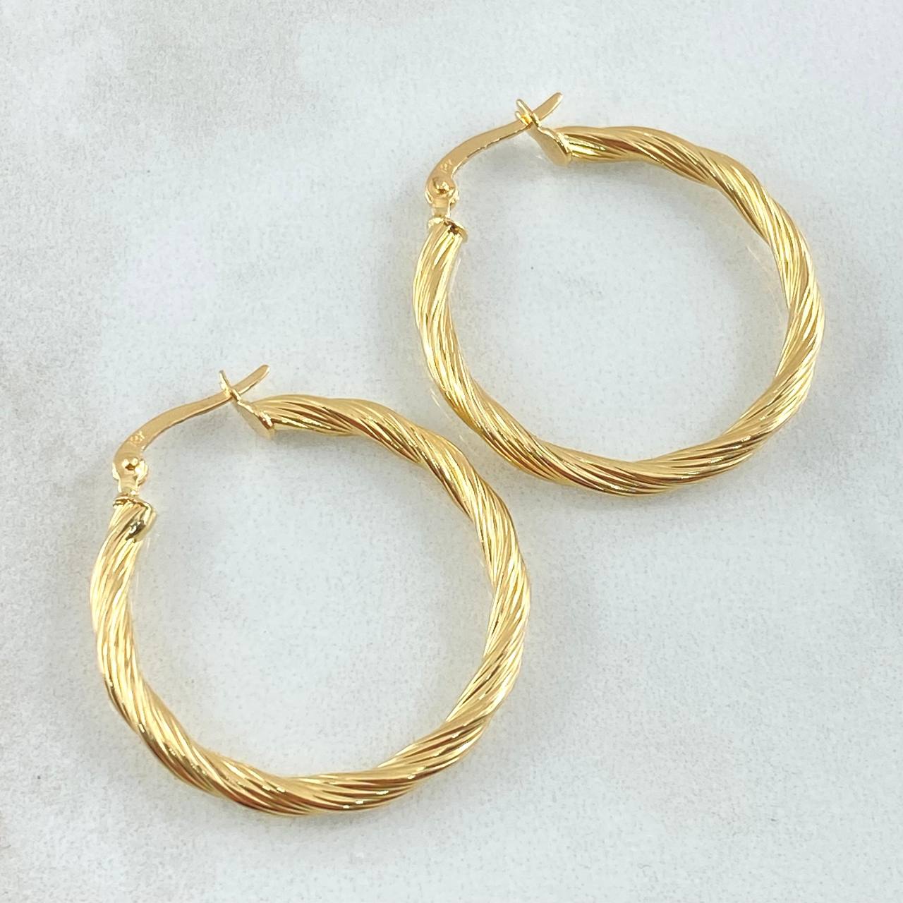 Candongas Sofi 2.55gr / 3cm / Oro 18K